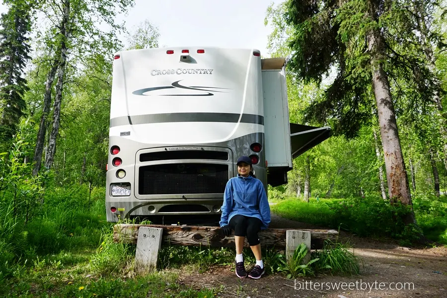 Alaska 101: South Rolly Lake Campground / Experience Camping with Motorhome For The First Time.