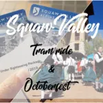 Aerial Tram and Octoberfest at Olympic Village, Squaw Valley, California.